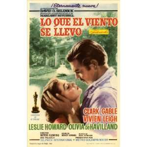   27x40 Clark Gable Vivien Leigh Olivia de Havilland