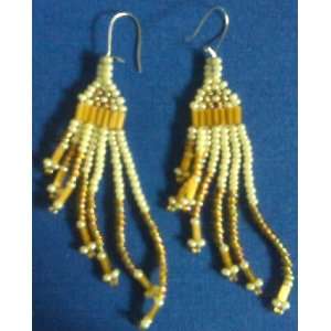  Native American Hand Made Beads Earrings 