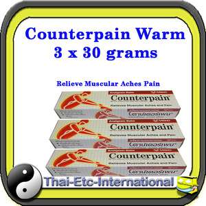   Counterpain Warm Balm muscle Muscular Pain Relief Analgesic Cream muay