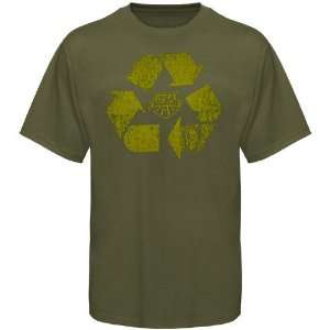  USA Swimming Olive Green Recycle Organic T shirt Sports 