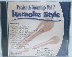 Praise & Worship V7 Christian Gospel Karaoke NEW CD+G  