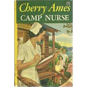    Cherry Ames Camp Nurse Yellow Spine PC 1961 Helen Wells Books