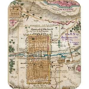  US Civil War Maps Andersonville Prison Ga MOUSE PAD 