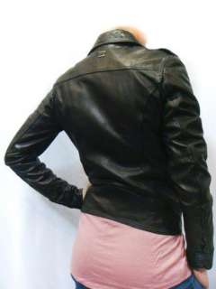 NWT DIESEL Women LIUKKI Biker Soft Lamb Leather Jacket  
