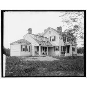 Calloway residence,back porch,with chair,Mamaroneck,N.Y.  