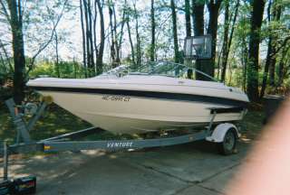 1997 Larson SEI186BR 18 Used Bowrider Boat & Trailer   North Carolina 