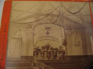 1875 Rhode Island Providence Baptist Church Stereoview  