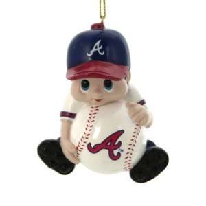  Atlanta Braves MLB Lil Fan Player Ornament (3) Sports 