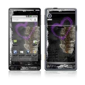  Urban Love Design Decal Skin Sticker for Motorola Droid 