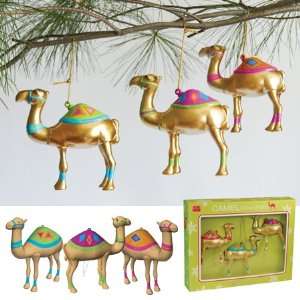  DCI Pop Christmas Camel Ornaments, Set of 3