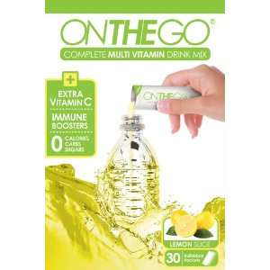  On The Go Complete Multi Vitamin Drink Mix Lemon Slice 30 