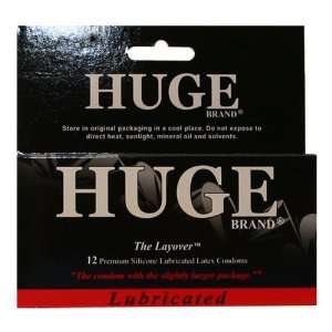  Huge Brand, inc Huge Brand Layover Lubed Condoms (12 pack 