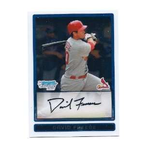  2009 Bowman Chrome Prospects #38 David Freese St. Louis 