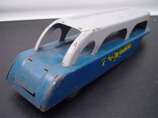 Wyandotte 1950s Auto Transport Toy Car Trailer Steel  