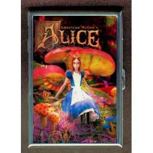 KL ALICE IN WONDERLAND GOTH ID CREDIT CARD WALLET CIGARETTE CASE 