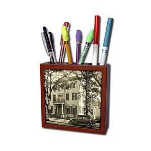   Vintage Emanuel House Mobile   Tile Pen Holders 5 inch tile pen holder