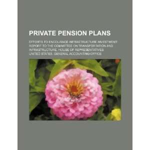  Private pension plans efforts to encourage infrastructure 