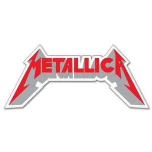 Metallica music car bumper sticker 6 x 3