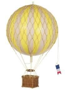 Floating The Skies Model Hot Air Balloon True Yellow NIB Authentic 