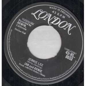  JENNIE LEE 7 INCH (7 VINYL 45) UK LONDON 1958 JAN AND 