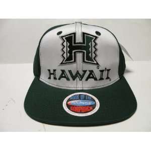  CAA University of Hawaii Warriors Script White 2 Tone 