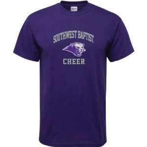   Baptist Bearcats Purple Cheer Arch T Shirt