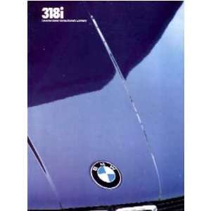  1983 BMW 318 I Sales Brochure Literature Book Piece 