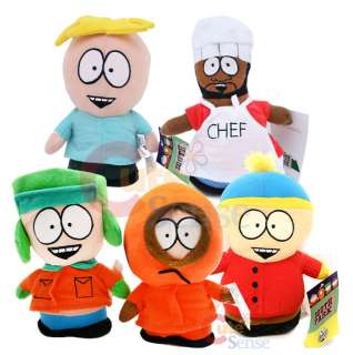 South Park Plush Doll Set Kenny Kyle Cartman Butters Chef 1