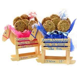 New Baby Rocking Horse Cookie Gift Grocery & Gourmet Food