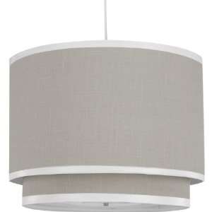  Oilo Double Cylinder Hanging Lamp   Cobblestone Taupe 