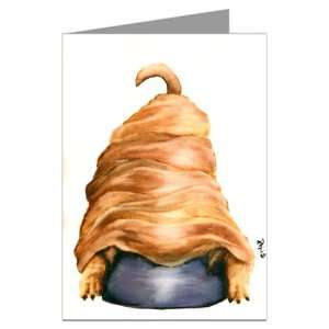  Shar Pei with Head in a Bowl Greeting Card Set