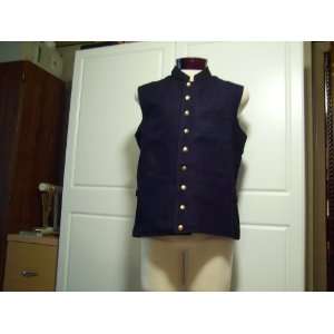  Civil War Dark Blue Union Military Vest XXXLarge 