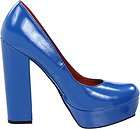 MIA Womens Uptown Girl High Heel Platform Pump Shoes in Cobalt Blue 5 