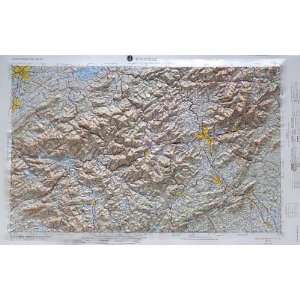 USGS Raised Relief Map  Knoxville, TN USGS  Books