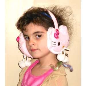  Hello Kitty Ear Muffs   Pink 