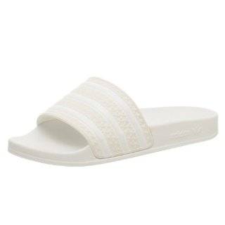   Reviews adidas Originals Womens Adilette Slide,White/Chalk,7 M