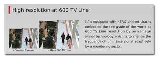    164SW SECURITY CAMERA 600 TVL 0.002 Lux SS WDR SENS UP 3D DNR  