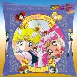  Sailor Moon Sailor Moon & Chibi Sailor Pillow 15.7 x 15.7 