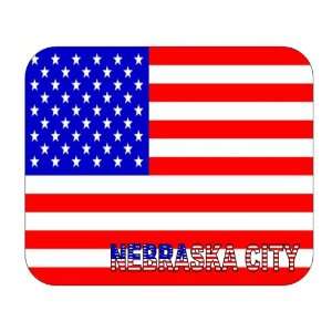  US Flag   Nebraska City, Nebraska (NE) Mouse Pad 