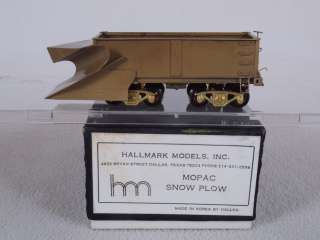 Hallmark/Hallko HO Brass Missouri Pacific MP Mopac Snow Plow Snowplow 