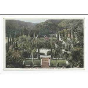  Reprint General View, Wattles Gardens, Hollywood, Los Angeles 