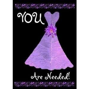  Bridesmaid Invitation Purple Gown Card Health & Personal 