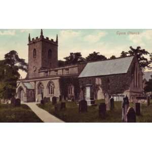  Keyring English Church Derbyshire Eyam Church DY9