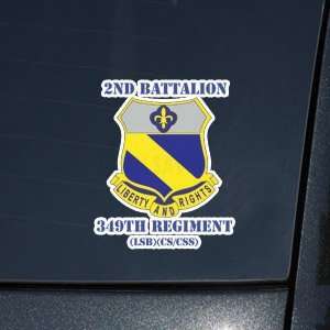  Army 349th Regiment 3 DECAL Automotive