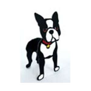    Boston Terrier 6 3 D Pop Out by Marc Tetro