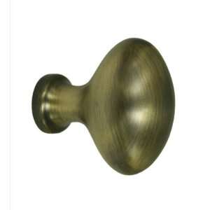   Door Hardware KE125 Knob Oval Egg Shape Solid Brass Oil Rubbed Bronze