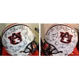  2010 Auburn Tigers Team Signed Helmet