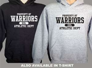 Hawaii Warriors Hooded Sweatshirt Property of Athletic  