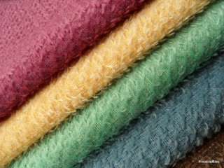 KNOEVELKES , 6 COLORFULL pieces MINI Sparse mohair short flat pile 2 