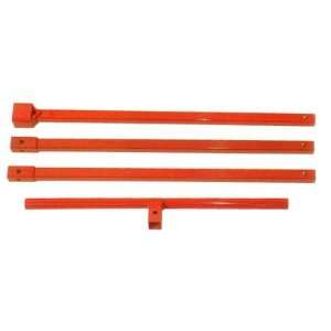  Pipeline Products SW 636 Sectional gate valve wrench, Red 
